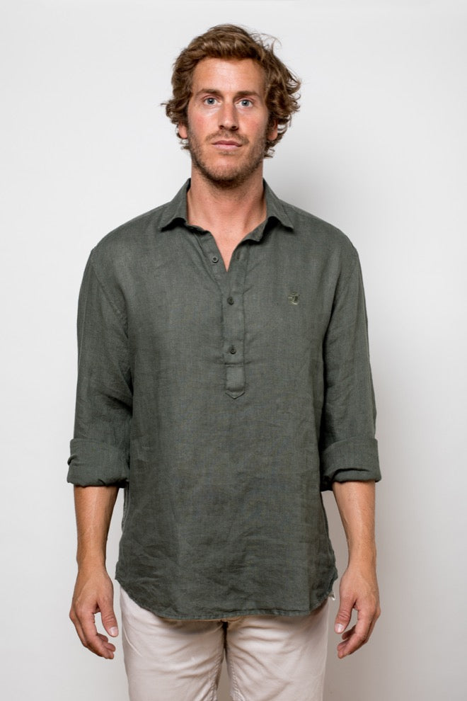 Camisa polera lino sale